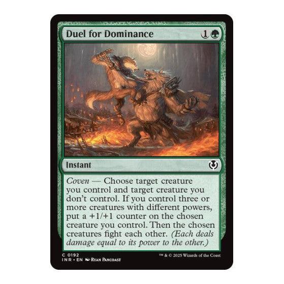 Duel for Dominance (INR) #192 Common Innistrad Remastered Magic: The Gathering: 2025