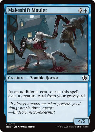 Makeshift Mauler (INR) #73 Common (Lightly Played) Innistrad Remastered Magic: The Gathering: 2025