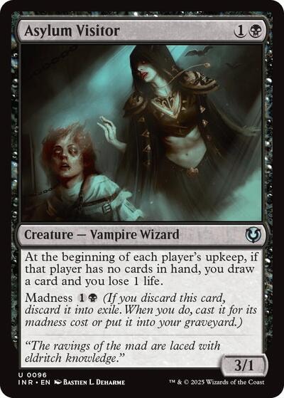 Asylum Visitor (INR) #96 Uncommon (Lightly Played) Innistrad Remastered Magic: The Gathering: 2025