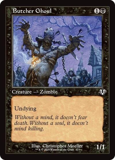 Butcher Ghoul Retro Frame (INR) #373 Common (Lightly Played) Innistrad Remastered Magic: The Gathering: 2025