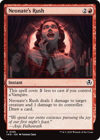2025 Magic: Innistrad Remastered (INR) - Neonates Rush (#166, Common) (Lightly Played)