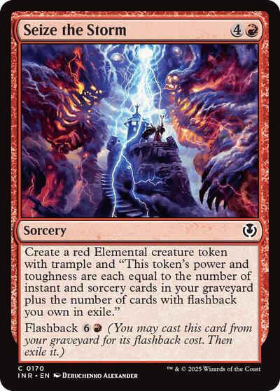 Seize the Storm (INR) #170 Common (Lightly Played) Innistrad Remastered Magic: 2025