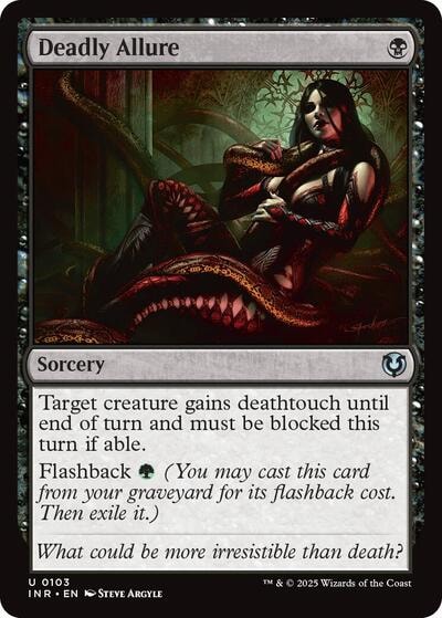 Deadly Allure (INR) #103 Uncommon (Lightly Played) Innistrad Remastered Magic: The Gathering: 2025