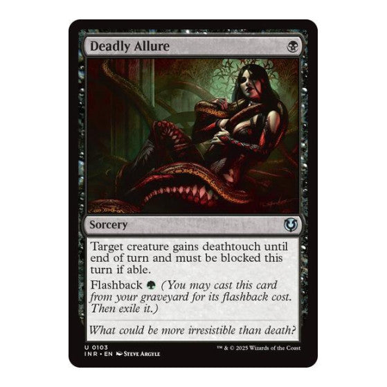 Deadly Allure (INR) #103 Uncommon (Lightly Played) Innistrad Remastered Magic: The Gathering: 2025