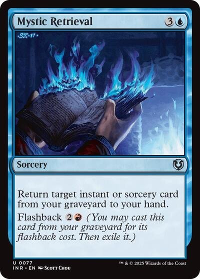 Mystic Retrieval (INR) #77 Uncommon (Lightly Played) Innistrad Remastered Magic: The Gathering: 2025