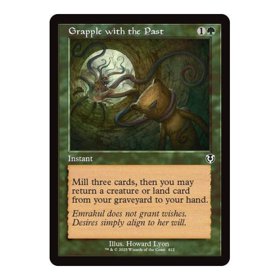 Grapple with the Past (Retro Frame) (INR) #412 Common (Lightly Played) Innistrad Remastered Magic: The Gathering: 2025
