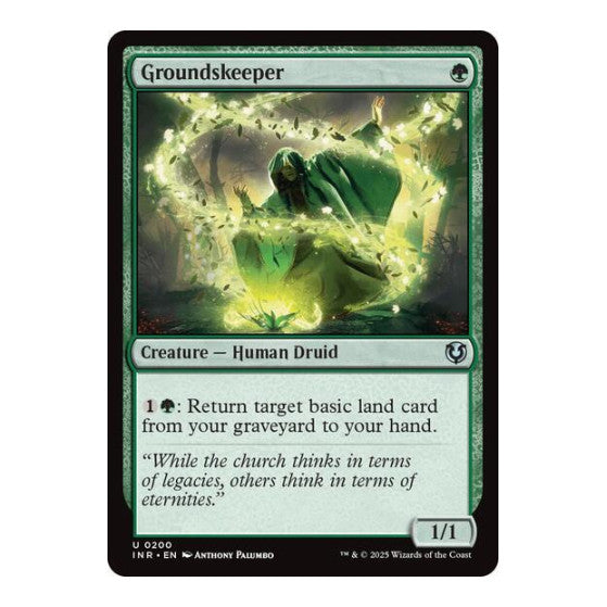 Groundskeeper (INR) #200 Uncommon (Lightly Played) Innistrad Remastered Magic: The Gathering: 2025