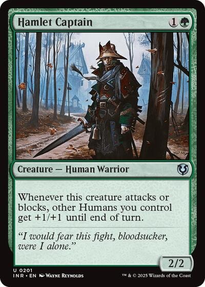 Hamlet Captain (INR) #201 Uncommon (Lightly Played) Innistrad Remastered Magic: The Gathering: 2025