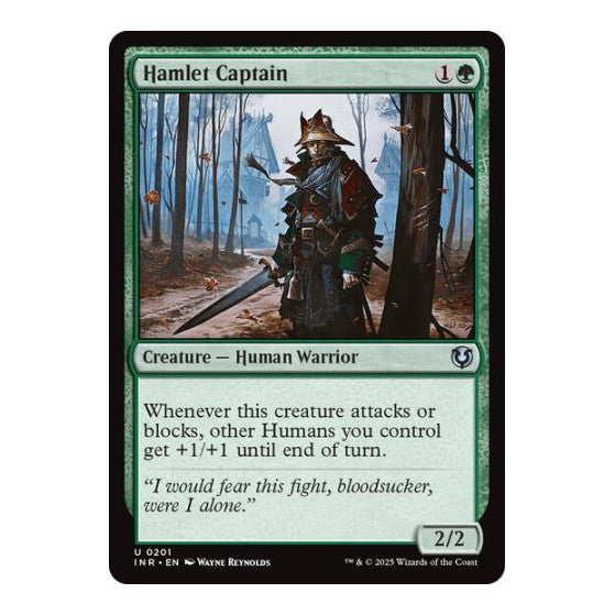 Hamlet Captain (INR) #201 Uncommon (Lightly Played) Innistrad Remastered Magic: The Gathering: 2025