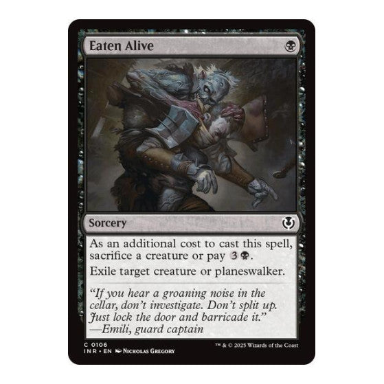 Eaten Alive (INR) #106 Common (Lightly Played) Innistrad Remastered Magic: The Gathering: 2025