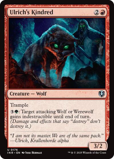 Ulrichs Kindred (INR) #176 Uncommon (Lightly Played) Innistrad Remastered Magic: The Gathering: 2025