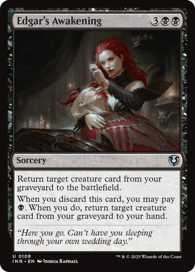Edgars Awakening (INR) #108 Uncommon (Lightly Played) Innistrad Remastered Magic: The Gathering: 2025