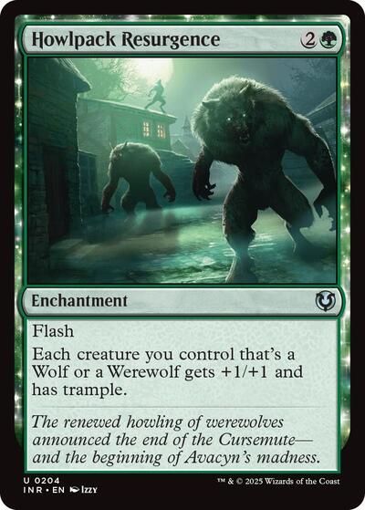 Howlpack Resurgence (INR) #204 Uncommon (Lightly Played) Innistrad Remastered Magic: The Gathering: 2025