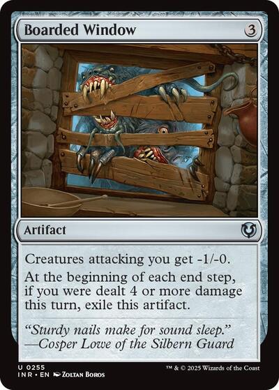 Boarded Window (INR) #255 Uncommon (Lightly Played) Innistrad Remastered Magic: The Gathering: 2025