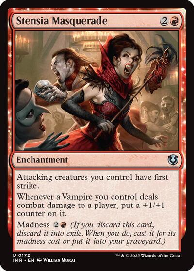 Stensia Masquerade (INR) #172 Uncommon (Lightly Played) Innistrad Remastered Magic: 2025