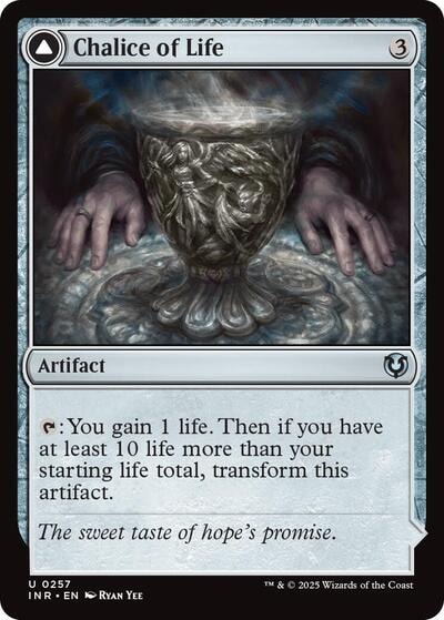 Chalice of Life (INR) #257 Uncommon (Lightly Played) Innistrad Remastered Magic: The Gathering: 2025