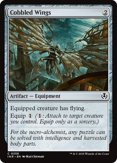Cobbled Wings (INR) #258 Common (Lightly Played) Innistrad Remastered Magic: The Gathering: 2025