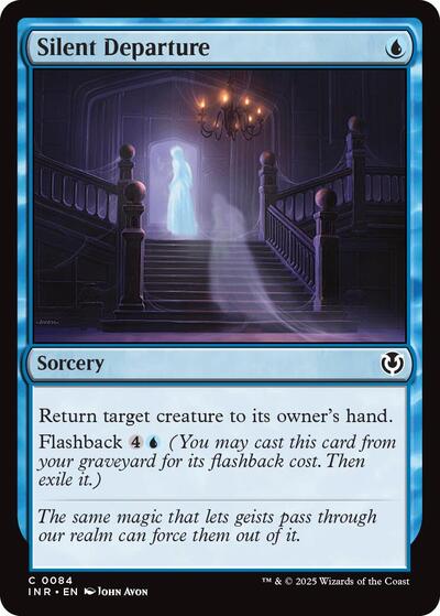 Silent Departure (INR) #84 Common (Lightly Played) Innistrad Remastered Magic: The Gathering: 2025