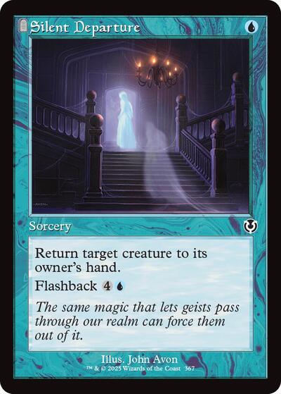 Silent Departure Retro Frame (INR) #367 Common (Lightly Played) Innistrad Remastered Magic: The Gathering: 2025