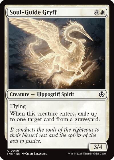 Soul Guide Gryff (INR) #40 Common (Lightly Played) Innistrad Remastered Magic: The Gathering: 2025