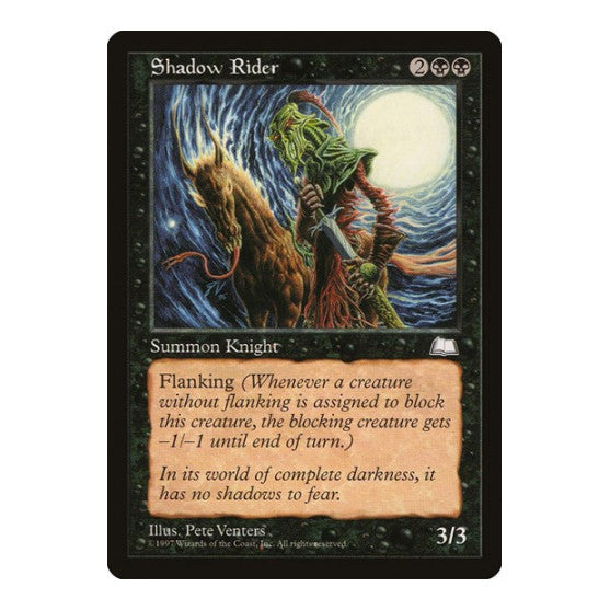 Shadow Rider (WTH) #79 Common (Lightly Played) Weatherlight Magic: The Gathering: 1997
