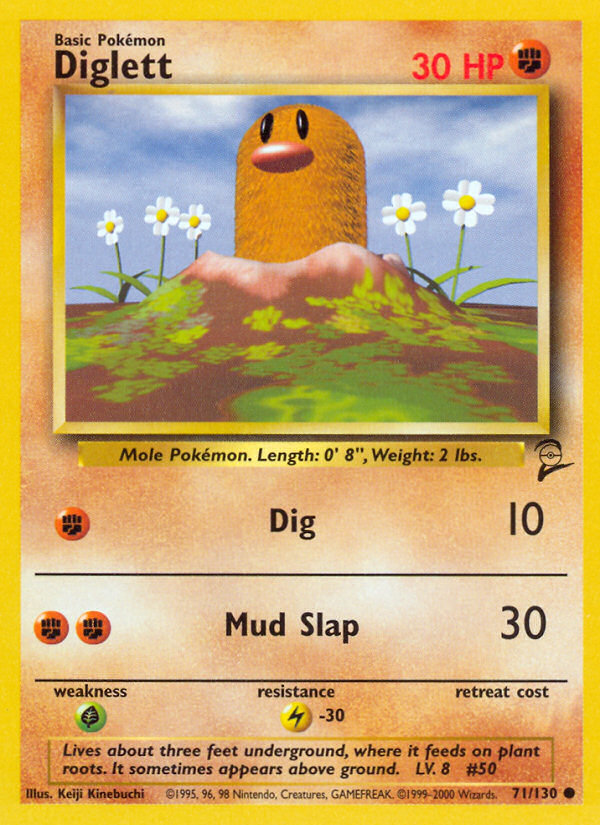 Diglett (71/130) [Base Set 2]