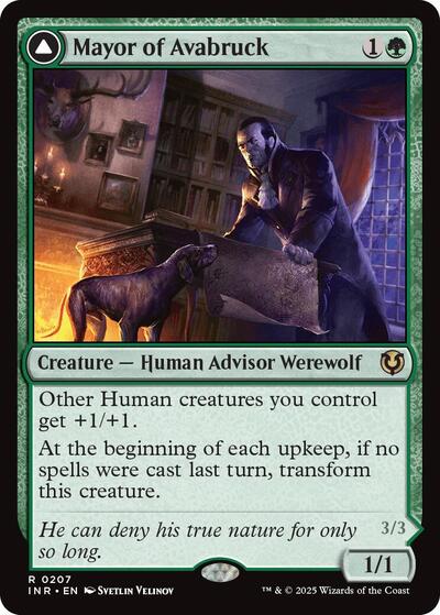 Mayor of Avabruck (INR) #207 Rare (Near Mint) Innistrad Remastered Magic: 2025