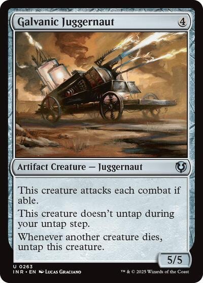 Galvanic Juggernaut (INR) #263 Uncommon (Lightly Played) Innistrad Remastered Magic: The Gathering: 2025
