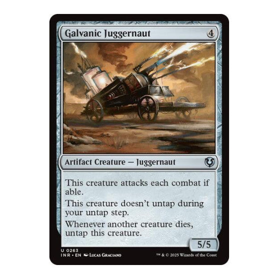Galvanic Juggernaut (INR) #263 Uncommon (Lightly Played) Innistrad Remastered Magic: The Gathering: 2025