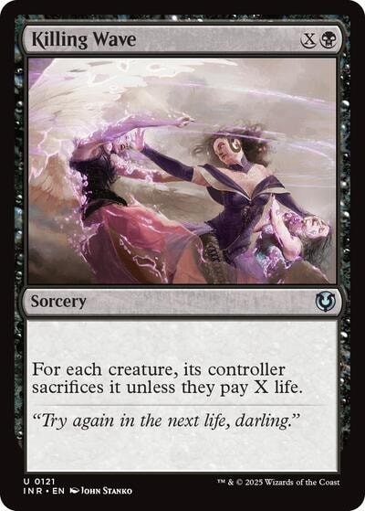 Killing Wave (INR) #121 Uncommon (Lightly Played) Innistrad Remastered Magic: The Gathering: 2025