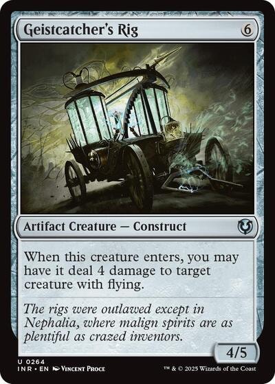 Geistcatchers Rig (INR) #264 Uncommon (Lightly Played) Innistrad Remastered Magic: The Gathering: 2025