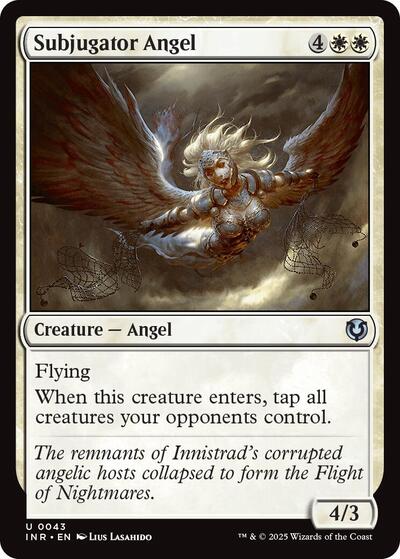Subjugator Angel (INR) #43 Uncommon (Lightly Played) Innistrad Remastered Magic: The Gathering: 2025