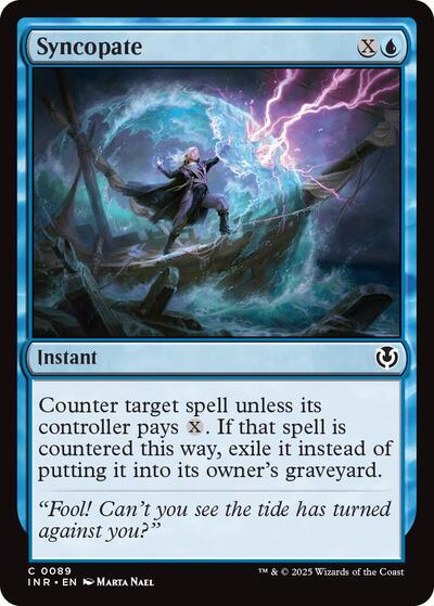Syncopate (INR) #89 Common (Lightly Played) Innistrad Remastered Magic: The Gathering: 2025