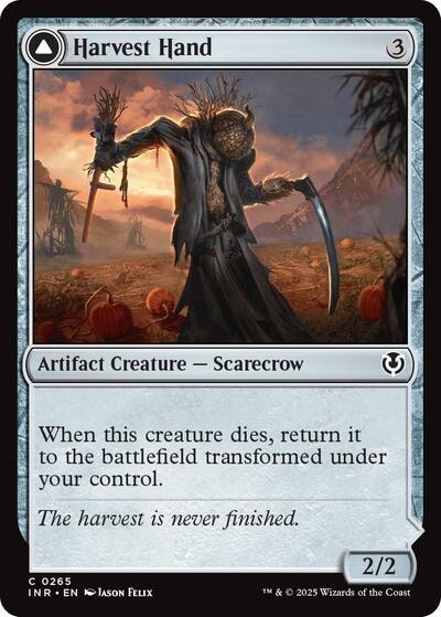 Harvest Hand (INR) #265 Common Innistrad Remastered Magic: The Gathering: 2025