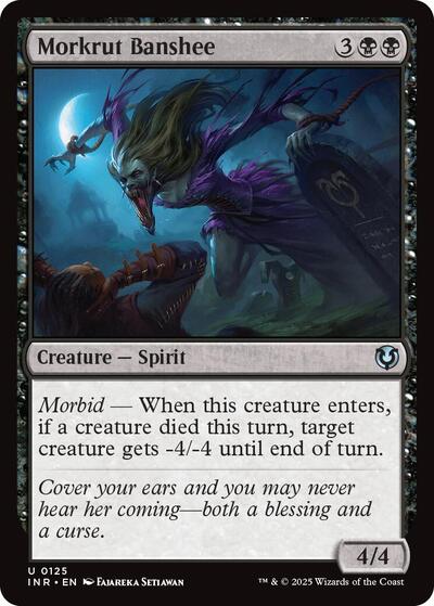Morkrut Banshee (INR) #125 Uncommon (Lightly Played) Innistrad Remastered Magic: 2025