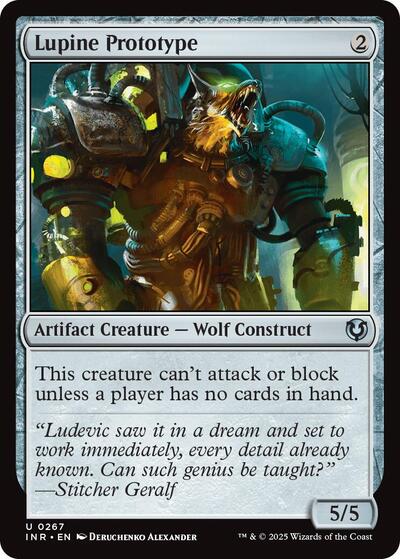 Lupine Prototype (INR) #267 Uncommon (Lightly Played) Innistrad Remastered Magic: The Gathering: 2025