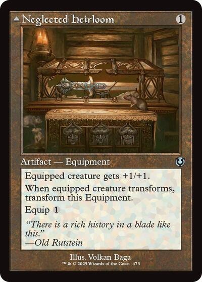 Neglected Heirloom Retro Frame (INR) #473 Uncommon (Lightly Played) Innistrad Remastered Magic: The Gathering: 2025