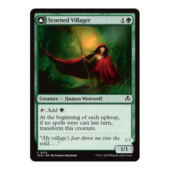 Scorned Villager (INR) #212 Common Innistrad Remastered Magic: The Gathering: 2025