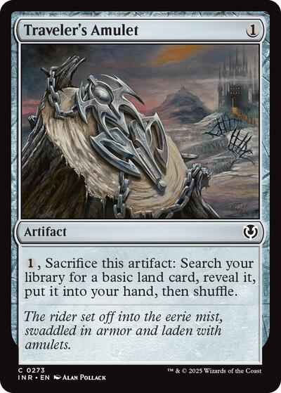 Travelers Amulet (INR) #273 Common (Lightly Played) Innistrad Remastered Magic: The Gathering: 2025