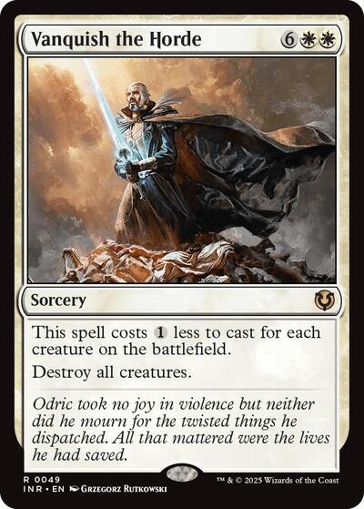 Vanquish the Horde (INR) #49 Rare (Lightly Played) Innistrad Remastered Magic: The Gathering: 2025