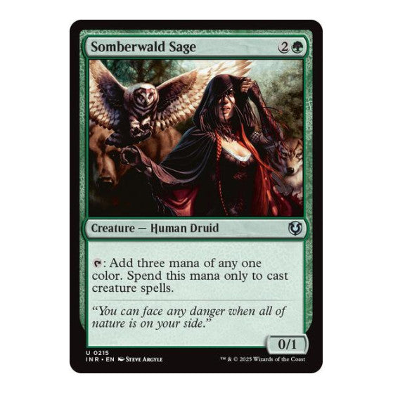 Somberwald Sage (INR) #215 Uncommon (Lightly Played) Innistrad Remastered Magic: The Gathering: 2025