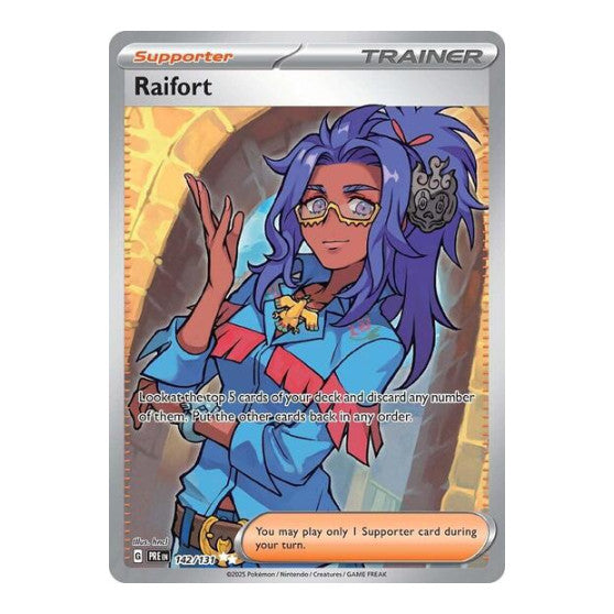 Raifort (PRE) #142/131 Ultra Rare (Holofoil Near Mint) SV: Prismatic Evolutions Pokemon: 2025