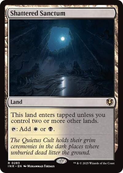 Shattered Sanctum (INR) #283 Rare (Foil Near Mint) Innistrad Remastered Magic: The Gathering: 2025