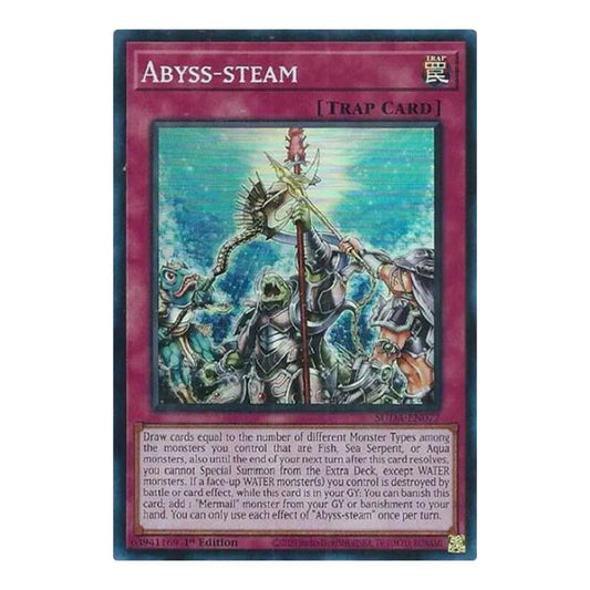 Abyss-steam (SUDA) #SUDA-EN077 Super Rare (1st Edition Near Mint) Supreme Darkness YuGiOh: 2025