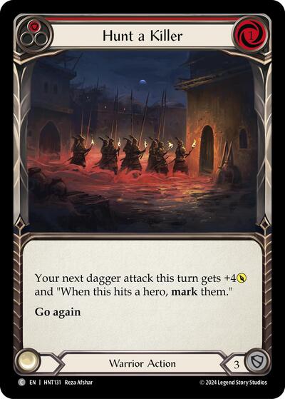 Hunt a Killer Red () #HNT131 Common (Lightly Played) The Hunted Flesh and Blood TCG: 2025
