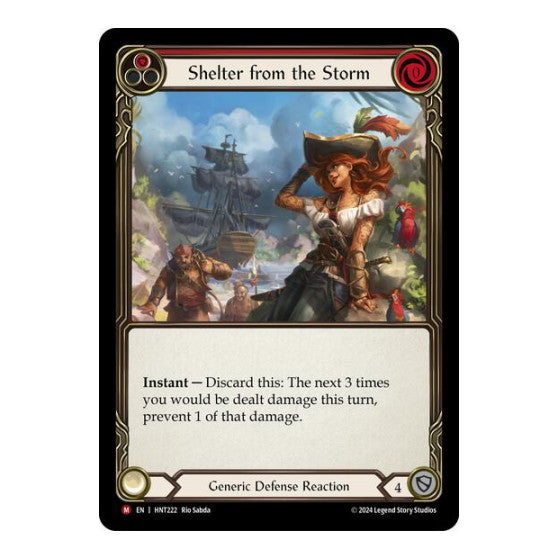 Shelter from the Storm () #HNT222 Majestic (Near Mint) The Hunted Flesh and Blood TCG: 2025