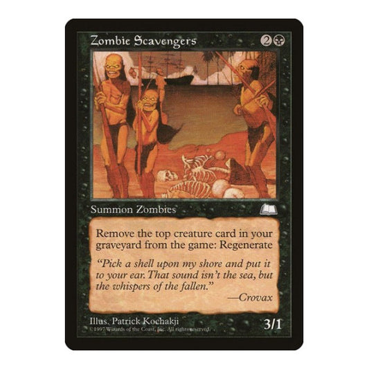 Zombie Scavengers (WTH) #87 Common Weatherlight Magic: The Gathering: 1997