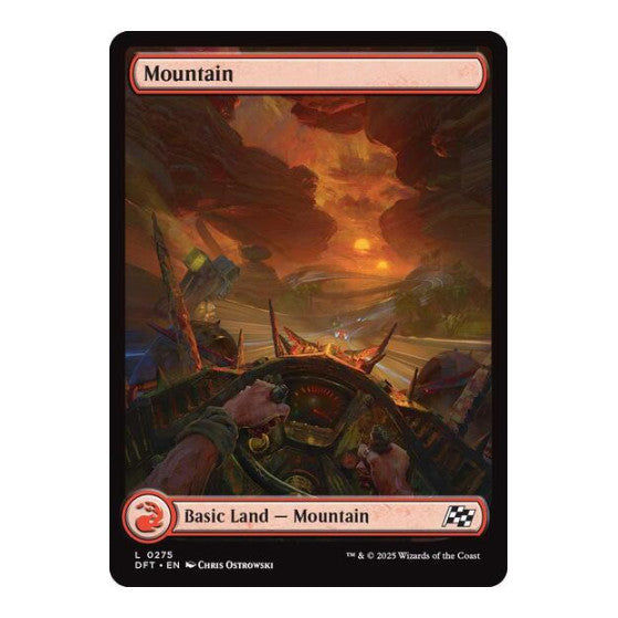 Mountain (0275) (DFT) #275 Land (Lightly Played) Aetherdrift Magic: The Gathering: 2025