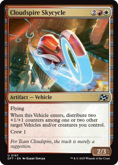 Cloudspire Skycycle (DFT) #197 Uncommon Aetherdrift Magic: The Gathering: 2025