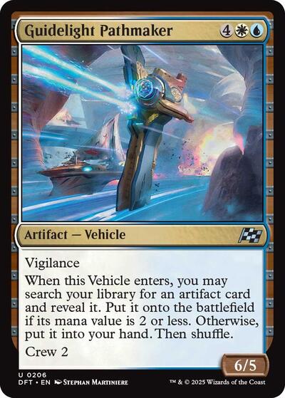 Guidelight Pathmaker (DFT) #206 Uncommon (Lightly Played) Aetherdrift Magic: The Gathering: 2025